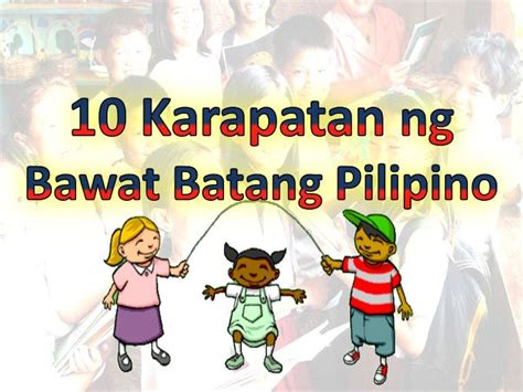 Mga Karapatan Ng Mamamayang Pilipino Araling Panlipunan Grade 4 Cot Images