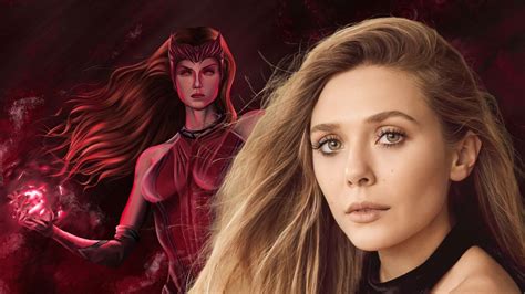 Elizabeth Olsen Scarlet Witch Concept Art