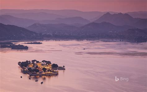 India Rajasthan Lake Pichola In Udaipur 2017 Bing Desktop Wallpaper