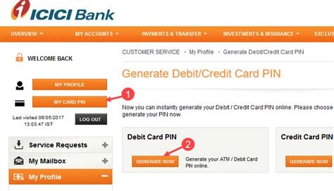 Choose 'manage my card' and then 'pin services'. Forgot ICICI Debit Card PIN - How to Get/Reset Online - AllDigitalTricks