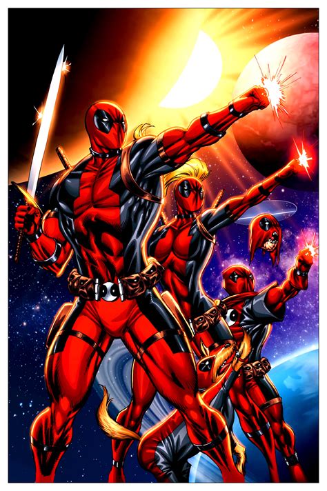 Comics Forever Deadpool Corps Artwork By Rob Liefeld And Matt Deadpool