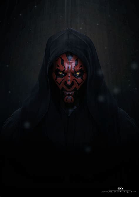 Darth Maul Fan Art Marcus Whinney Star Wars Background Star Wars