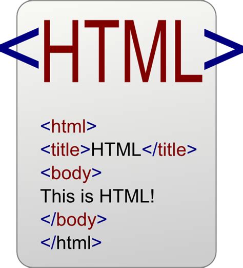 Html Logo Clip Art at Clker.com - vector clip art online, royalty free ...