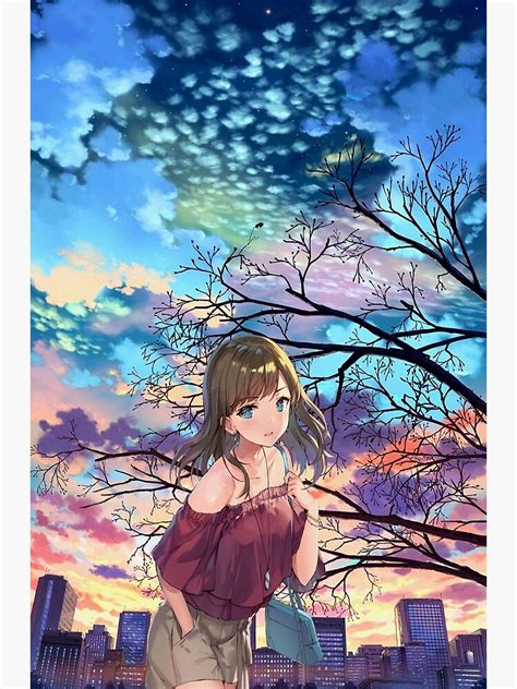 Anime Dream Girl Poster For Sale By Pabbles1211 Redbubble