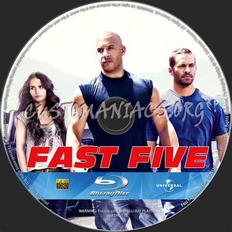 Fast Five Blu Ray Label Dvd Covers And Labels By Customaniacs Id