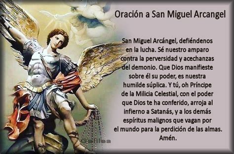 Oracion San Miguel Arcangel