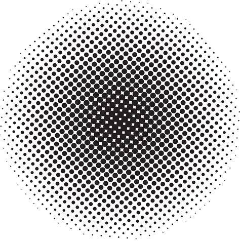 Halftone Circular Dots Vector 13332838 Vector Art At Vecteezy