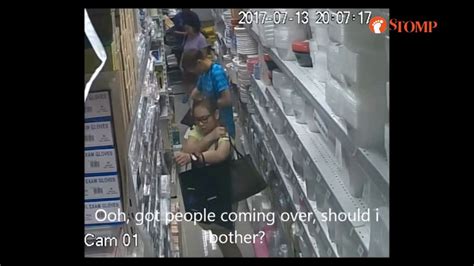 Bishan Shopkeeper And Shoplifting Cctv Footage By A Chinese Couple Full Hd Youtube