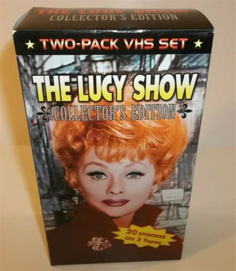Vtg Vhs The Lucy Show Collectors Edition 20 Episodes 2 Tapes Classic Tv