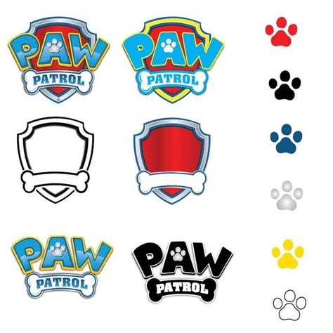 Paw Patrol svg paw Patrol logo illustraties in digitaal | Etsy | Paw