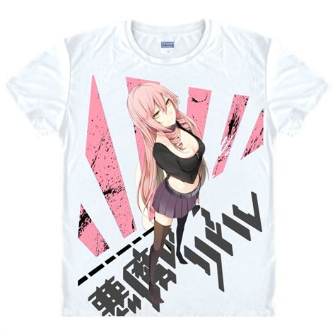 Akuma Riddle T Shirts Kawaii Japanese Anime T Shirt Manga Shirt Cute