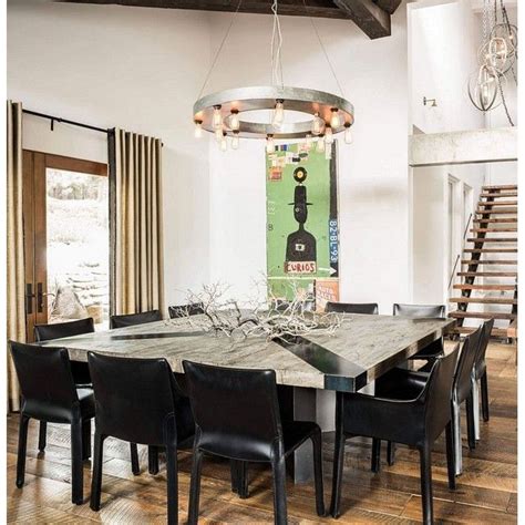 Our collection of white dining tables and black dining tables make for an artful arrangement. Big square dining table that fit for 12 peoples with ...
