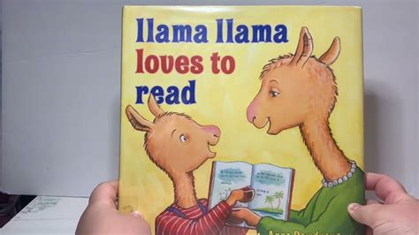 Llama Llama Loves To Read By Anna Dewdney Preschool Book Nook Youtube