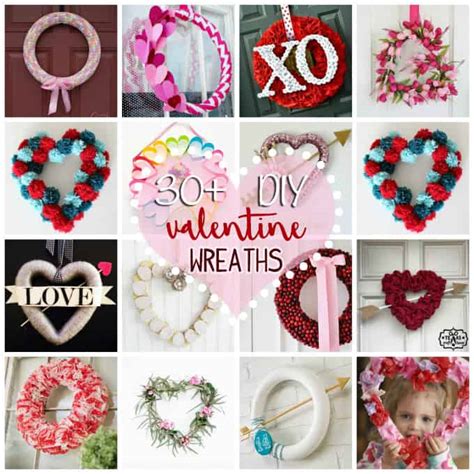 Valentine Wreaths 30 Diy Wreaths For Valentines Day
