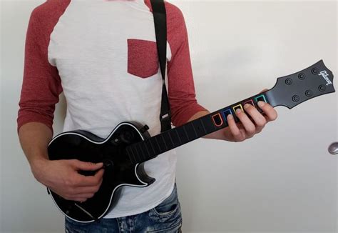 Guitar Hero Gibson Les Paul Wireless Black Controller Xbox 360 95123 805 Activision