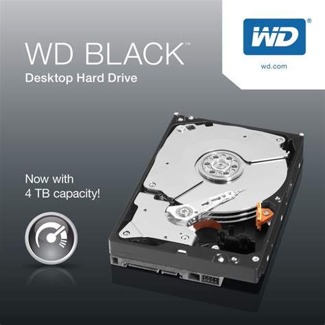 Western Digital Announces Highest Performing Wd Black With 4 Tb Capacity
