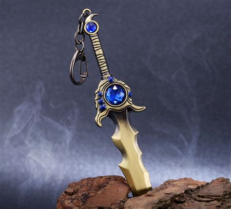 17cm Lol Sword Metal Model Key Chain Tryndamere The Barbarian King