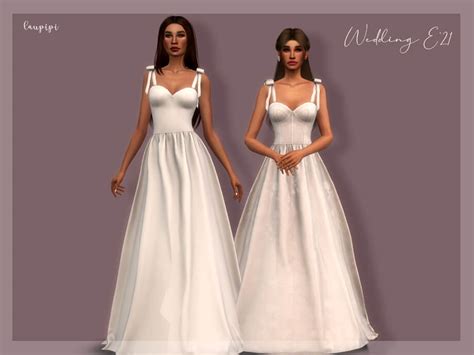 Wedding Dress By Laupipi From Tsr • Sims 4 Downloads