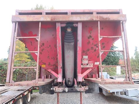 1988 fruehauf drxx m2 30 t a end dump trailer kenmore heavy equipment