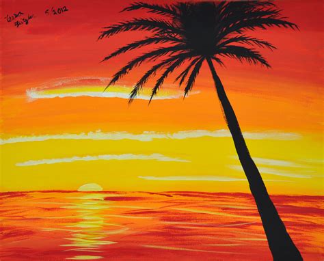 Easy Sunset Drawing At Getdrawings Free Download