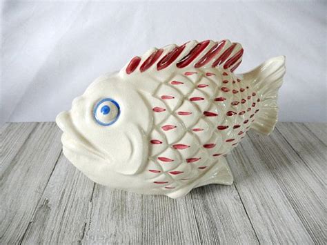 Ceramic fish planter large fish planter fish decor beach | Etsy