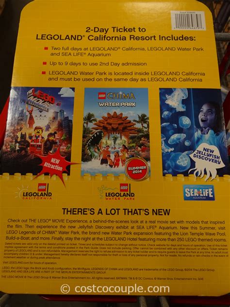 They are not fully owned by the lego group itself; Legoland 2-Day Resort Ticket Gift Card