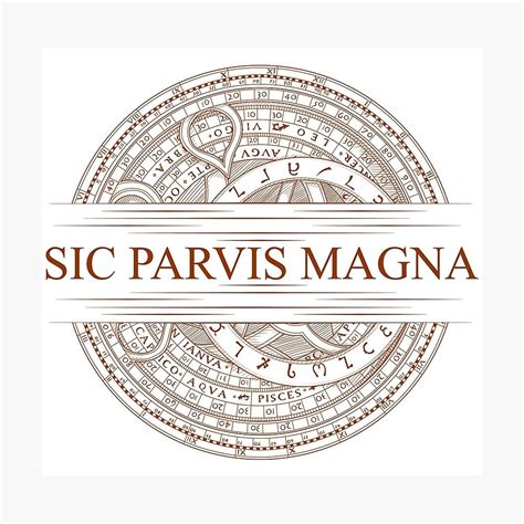 Sic Parvis Magna Uncharted Fotodruck Von Annalucia Milizia