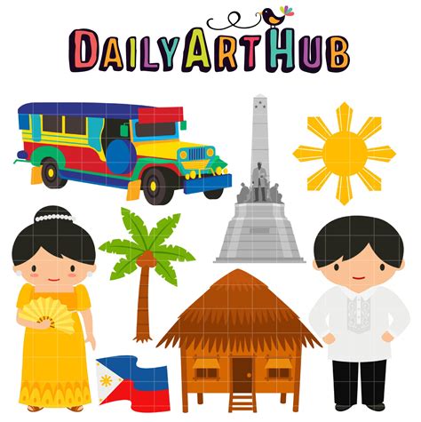 More Fun In The Philippines Clip Art Set Daily Art Hub Graphics