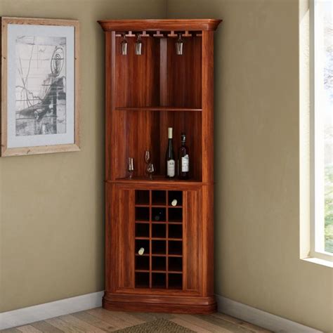 Grace And Functionality Combine In The Louis 76 Corner Bar Cabinet