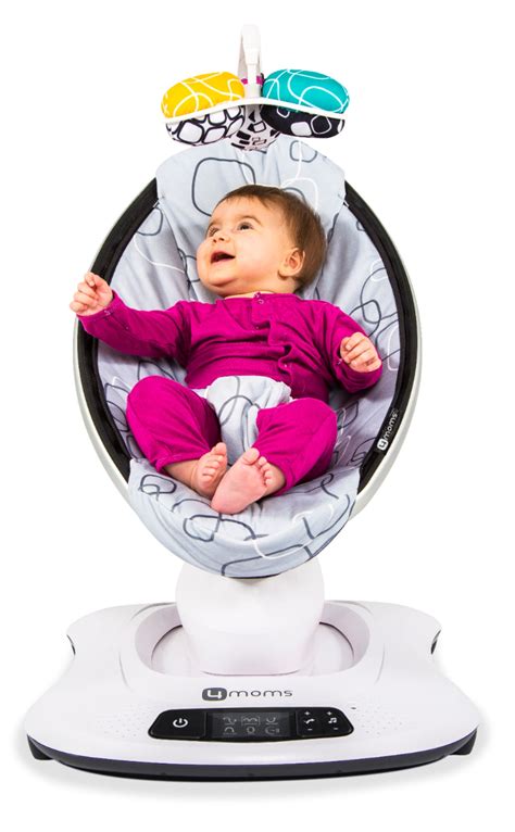 4moms Mamaroo 4 Infant Seat Silver Plush 2000803 Best Buy