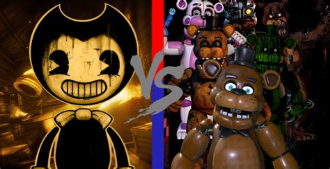 bendy vs fnaf pt 1 fictional fighters wiki fandom