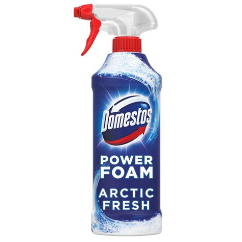 Domestos Power Foam Arctic Fresh Toilet And Bathroom Cleaner 450ml Wilko
