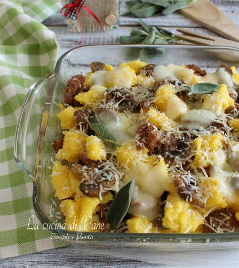 We did not find results for: pasticcio di polenta al forno con funghi e salsiccia in ...