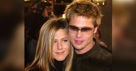 when brad pitt couldn t control himself and shared an intense kiss with ex wife jennifer aniston