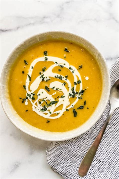 Roasted Acorn Squash Soup This Healthy Table