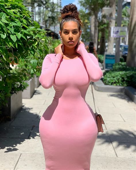 Amirah Dyme Plus Size Model Bodycon Dress On Stylevore