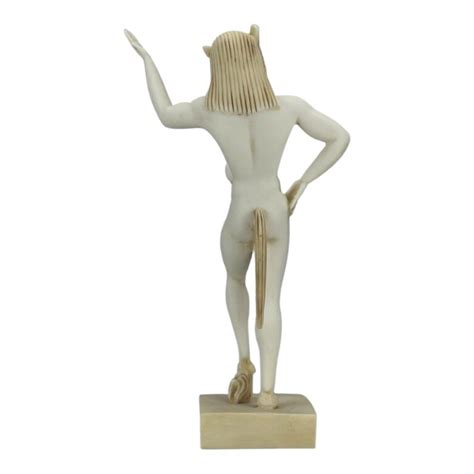 Satyr Faunus Faun Pan Phallus Nude Male Penis Statue Sculpture Figure
