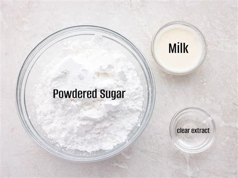 Powdered Sugar Glaze Daily Recipe Share