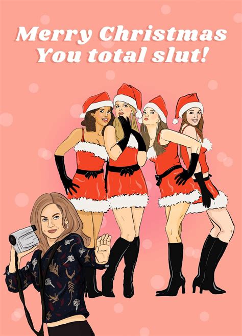 Mean Girls Christmas Card Scribbler