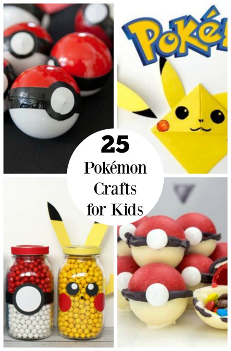 25 Pokémon Crafts For Kids On The Go Make And Takes