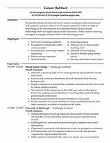 Master Degree Resume Example Images