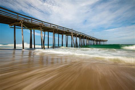 Outer Banks Nc Beach Seascape Obx North Carolina Photograph By Dave Allen