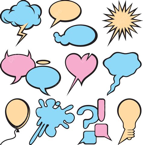 talking bubbles set communication speech bubble new vector communication speech bubble new