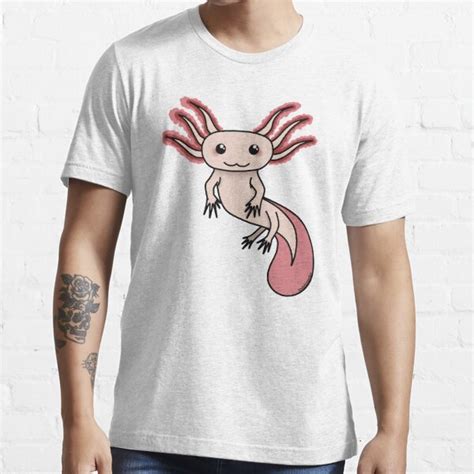 Chibi Axolotl T Shirt For Sale By Rainbowcho Redbubble Axolotl T