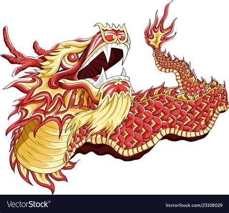 Happy chinese new year 2021 text translation, brush calligraphy and metal ox in jump. A dragon dance for chinese new year with line Vector Image