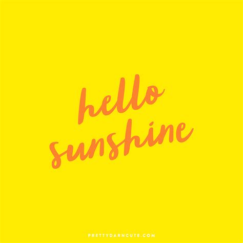 Walk on the sunny side. Free Pretty Instagram Quotes • Pretty Darn Cute Design