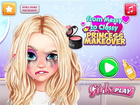 From Messy To Classy Princess Makeover Game Fun Girls Games