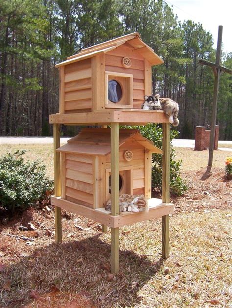 52 Diy Outdoor Cat House Ideas For Winters And Summer Insulated Cat