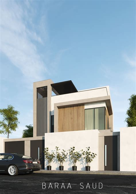 Kh N Private Villa In Riyadh On Behance House Architecture Styles