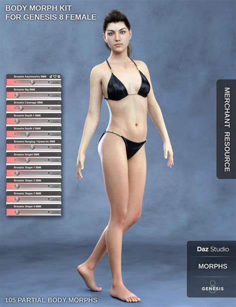 Body Morph Kit For Genesis 8 Female 2024 Free Daz 3d Models